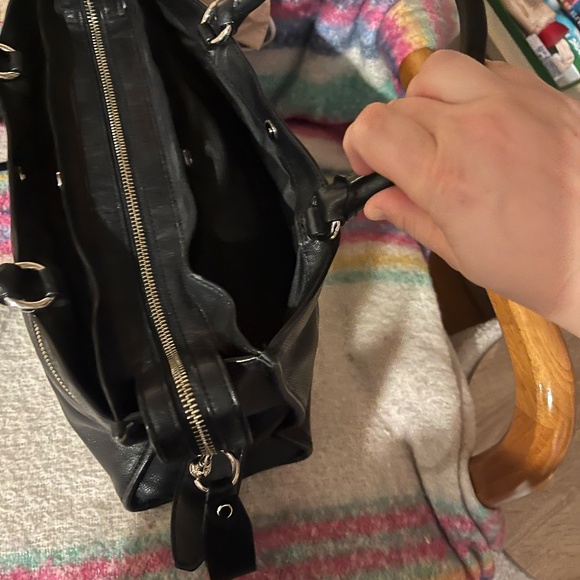 Rebecca Minkoff Large Black Shoulder/Crossbody/Hand Bag Purse - Picture 4 of 9